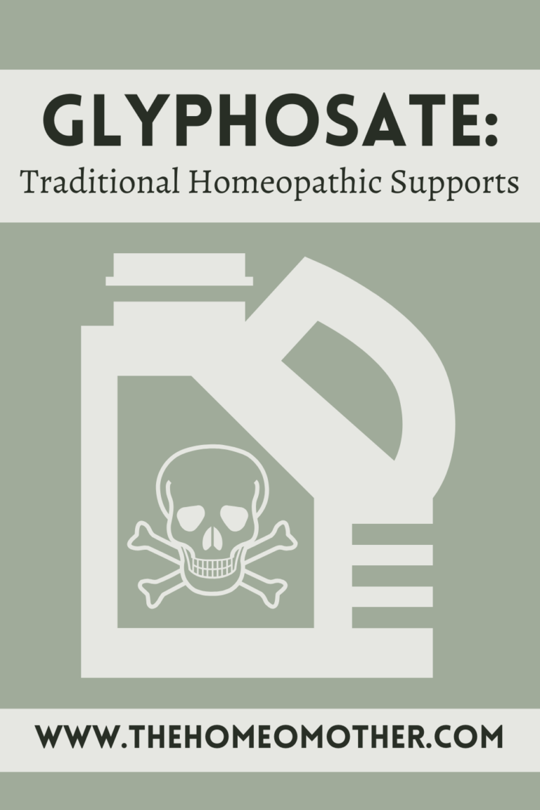 Glyphosate: Traditional Homeopathic Supports